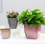 3 Stück bunte Wasserspeicher-Blumentöpfe aus Kunststoff, G103 Extra Small, G105 Small Pot, G109 Medium Pot – Bild 7