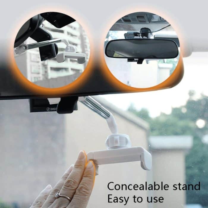 2 PCS Auto Handy Halterung Rückspiegel Navigation Halterung Fahren Recorder Feste Clipper Post-Objektiv Halterung, Driving Recorder Fixed Clipper – Bild 3