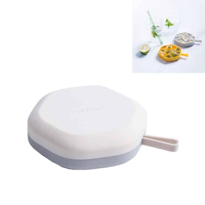 DIY kreative sechseckige Eiswürfelform Aufbewahrungsbox DIY hausgemachte Eiswürfelschale, Hexagonal(White), Hexagonal(Light Blue), Hexagonal(Red Blue), Hexagonal(Yellow Blue) – Bild 1