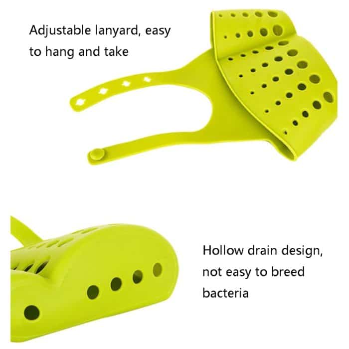 10 Stück TM15008 verstellbarer, aufsteckbarer Spülbecken-Aufbewahrungs-Hängekorb, Küchenablauf-Hängetasche, TM15008 Hanging Basket – Bild 4