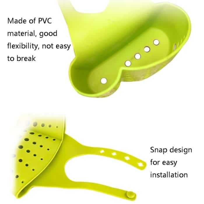 10 Stück TM15008 verstellbarer, aufsteckbarer Spülbecken-Aufbewahrungs-Hängekorb, Küchenablauf-Hängetasche, TM15008 Hanging Basket – Bild 5