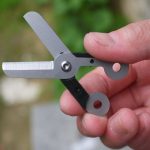 3 stücke Outdoor Edelstahl Mini-Schere Anti-Loss EDC-Schere