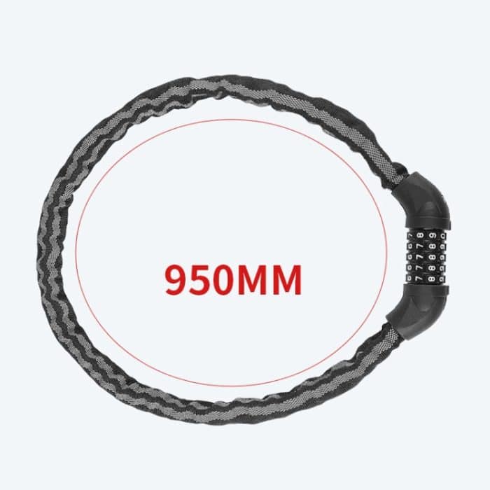 WEST BIKING YP0705065 Fahrrad Reflektierendes Diebstahlschutzschloss Mountainbike Anti-Peeling Reflektierendes Streifenschloss, WEST BIKING YP0705065 – Bild 3