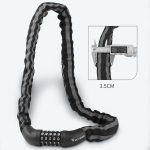 WEST BIKING YP0705065 Fahrrad Reflektierendes Diebstahlschutzschloss Mountainbike Anti-Peeling Reflektierendes Streifenschloss, WEST BIKING YP0705065 – Bild 4