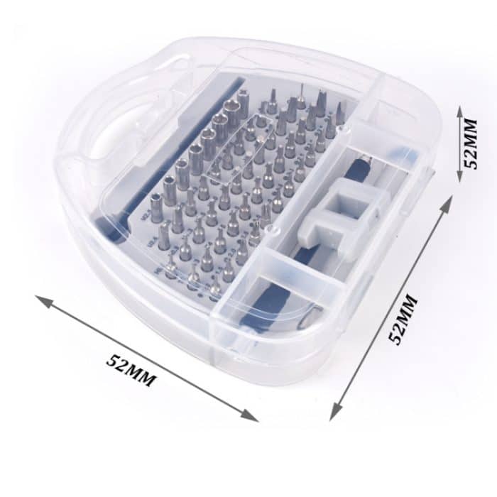 Wochen 58 in 1 Chrom Vanadiumstahl Mobiltelefon Reparatur- und Demontage-Werkzeug-Schraubendreher-Set – Bild 3