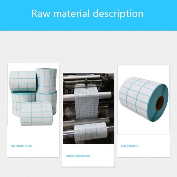 Drei-Proof-Thermopapier, dreireihiges, nicht klebendes Barcode-Druckpapier, 25 x 15mm (10000 Pieces), 30 x 15mm (10000 Pieces), 30 x 20mm (10000 Pieces), 30 x 25mm (5000 Pieces), 32 x 25mm (5000 Pieces), 32 x 19mm (5000 Pieces), 32 x 15mm (5000 Pieces)... – Bild 4