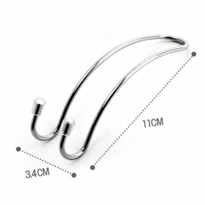 Clips Automotive Metall Autositzhaken Auto Kopfstütze Kleiderbügel Taschenhalter für Autotaschen Geldbörse Stoff Lebensmittel Lagerung Auto Fastener – Bild 5