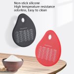 3 Stück Silikonschaber Creme Steward Schaber Butterschnitt Messerwischer, Cut Knife Wiper(Black), Cut Knife Wiper(Red) – Bild 4