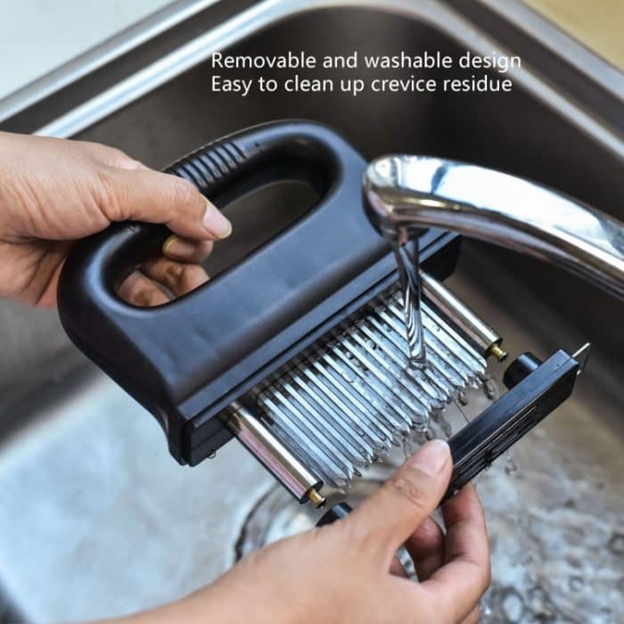 48 Pneumatisierer mit Griff für zartes Fleisch, Knuckle-Utensilien, Küchenwerkzeug, Grillfleisch, 48-pin  20A48 – Bild 5