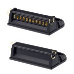 2 PCS Auto Temporäre Parkkarte Auto Handy Halter Multi-Funktion Versteckte Temporäre Parkkarte, SD-1028
