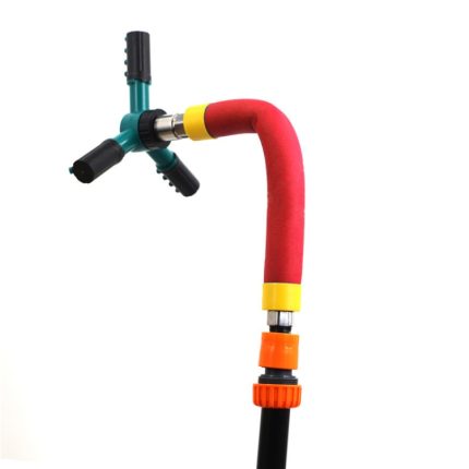 XZSSQ01 Gartenbedarf, rotierender Sprinkler für Gartentrampolin, Red Small, Red Big