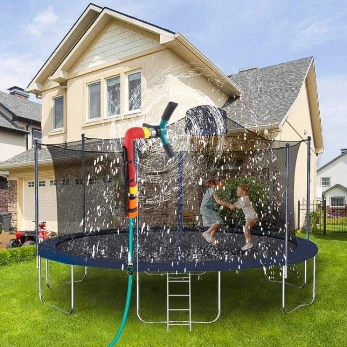 XZSSQ01 Gartenbedarf, rotierender Sprinkler für Gartentrampolin, Red Small, Red Big – Bild 5