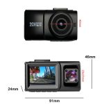 Im Auto versteckter HD 1080P Infrarot-Nachtsicht-Fahrrekorder Spezifikation:, Without GPS Trajectory, With GPS Trajectory – Bild 2