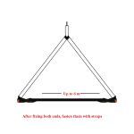 COOL CAMP CF-711 Pyramidenzeltstangenhalterung, Zeltzubehör, Baldachinstange, feste Einstellschnalle – Bild 5