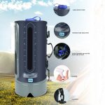 AFISHTOUR FW2078 12L Badewasser-Aufbewahrungstasche für den Außenbereich, tragbare Camping-Badetasche, Ordinary Air Pump, Spherical Air Pump – Bild 2