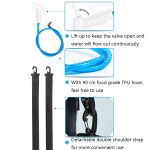 AFISHTOUR FW2078 12L Badewasser-Aufbewahrungstasche für den Außenbereich, tragbare Camping-Badetasche, Ordinary Air Pump, Spherical Air Pump – Bild 6