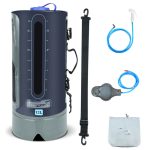 AFISHTOUR FW2078 12L Badewasser-Aufbewahrungstasche für den Außenbereich, tragbare Camping-Badetasche, Ordinary Air Pump, Spherical Air Pump – Bild 7