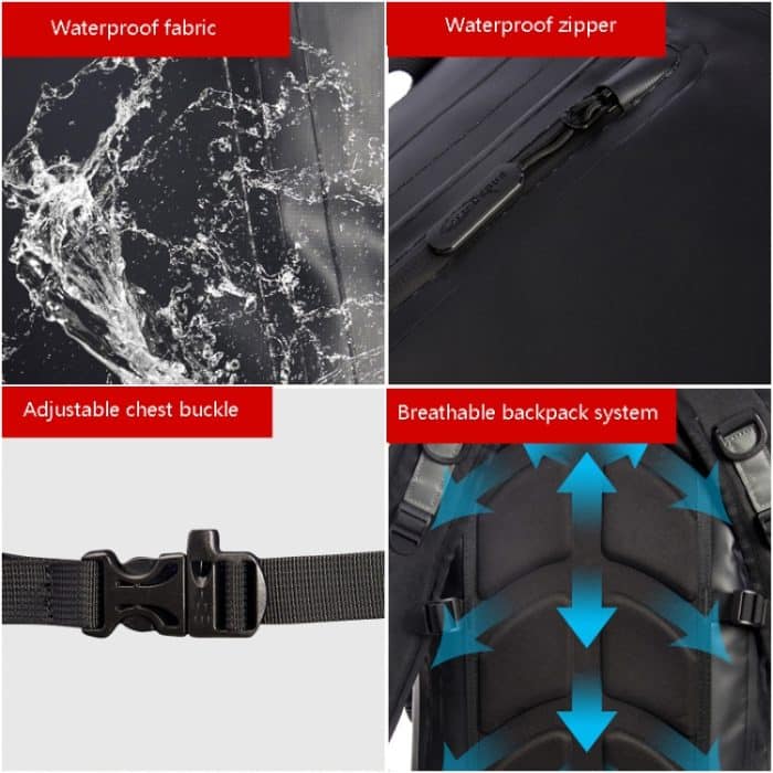 AFISHTOUR FM2040 25L Outdoor-Sport wasserdichte Tasche Multifunktions-Aufbewahrungsrucksack, AFISHTOUR FM2040 25L – Bild 4