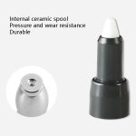 Galvanisierte, reine Kupfer-Rotationsdüse, 360 Grad schnelle Rotation, 1/4 Schnelleinsatz-Keramikspule – Bild 3