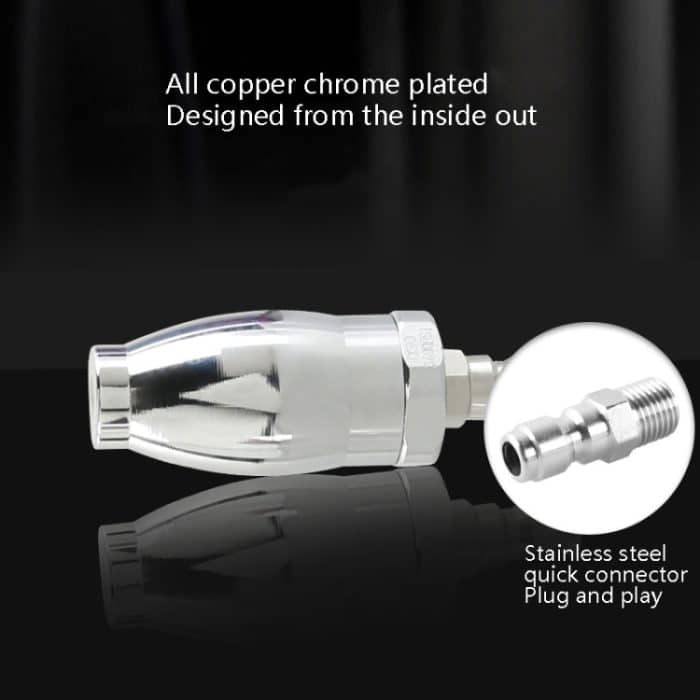 Galvanisierte, reine Kupfer-Rotationsdüse, 360 Grad schnelle Rotation, 1/4 Schnelleinsatz-Keramikspule – Bild 4