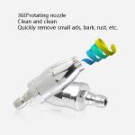Galvanisierte, reine Kupfer-Rotationsdüse, 360 Grad schnelle Rotation, 1/4 Schnelleinsatz-Keramikspule – Bild 5