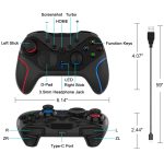Drahtloses Gamepad mit Wake-Up für Nintendo Switch/Android/IOS/PC, Stil:, S818 Left Blue + Bracket, S818 Left Red + Bracket, S818 Left Blue, S818 Left Red, S818 Green Black, S818 Green Black + Bracket – Bild 5