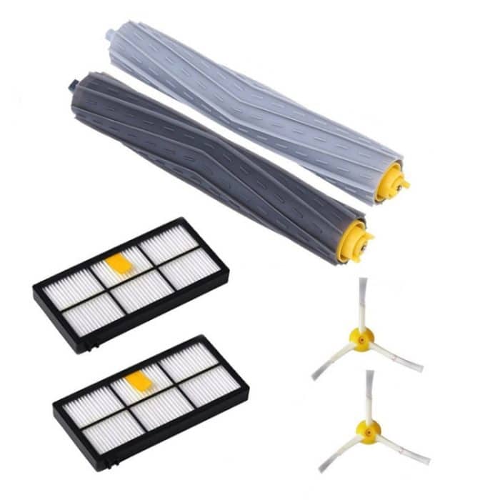 TBD0587744701A.jpg Roboter-Kehrbürste + Hypa-Filter + Dreieck-Seitenbürste für IRobot 800 960 – Bild 1