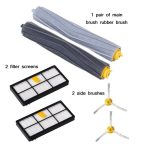 Roboter-Kehrbürste + Hypa-Filter + Dreieck-Seitenbürste für IRobot 800 960 – Bild 2