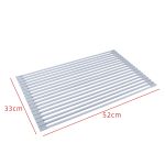 Zusammenklappbare Wasserfilter, Küchenregal, Waschbecken, Schüssel, Essstäbchen, Filter, Stil:, Silicone Square 52x33cm, Silicone Square 43x30.5cm, Silicone Round 52x33cm, Silicone Round 44.5x33cm, Silicone Round 43x33cm, Silicone Round 42x35cm... – Bild 7