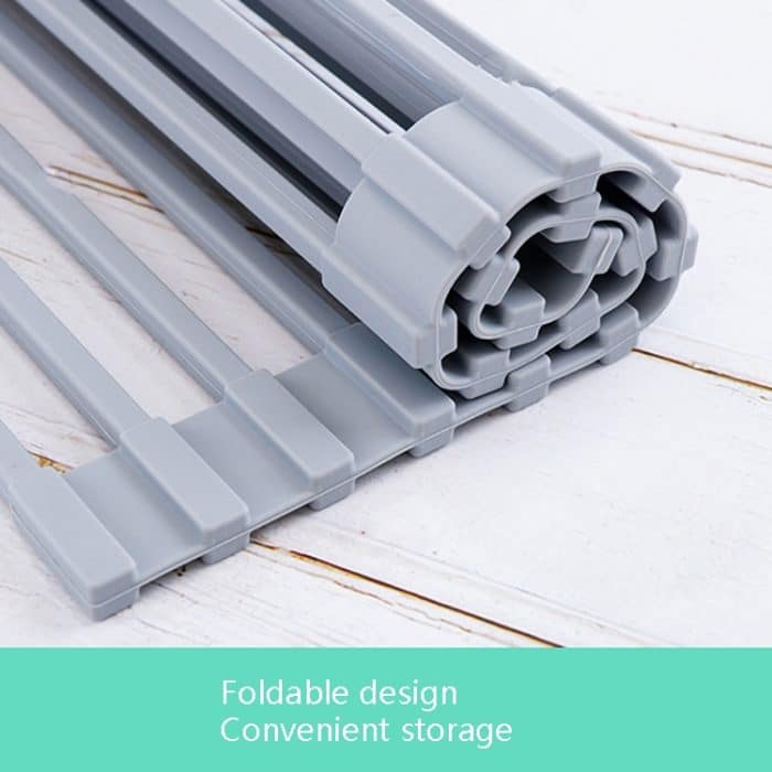 Zusammenklappbare Wasserfilter, Küchenregal, Waschbecken, Schüssel, Essstäbchen, Filter, Stil:, Silicone Square 52x33cm, Silicone Square 43x30.5cm, Silicone Round 52x33cm, Silicone Round 44.5x33cm, Silicone Round 43x33cm, Silicone Round 42x35cm... – Bild 2