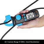 BSIDE ACM81 Digitales Zangenmessgerät mit automatischer Bereichswahl, 1 mA Genauigkeit, 200 A Strom DC AC Multimeter, ACM81 Blue, ACM81 Black, ACM81 Grey – Bild 4