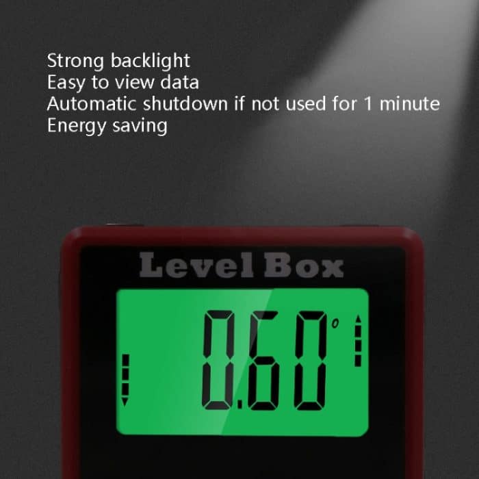 Präzisions-Digital-Neigungsmesser, Elektronen-Goniometer, 4 x 90 Grad, magnetische Basis, digitaler Winkelmesser, Winkelmesser, abgeschrägte Box – Bild 6