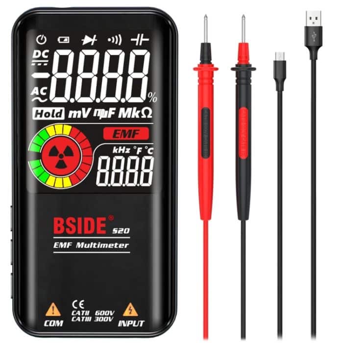 BSDE S20 Intelligenter großer Bildschirm Elektromagnetischer Strahlungsmultimeter-Tester – Bild 1
