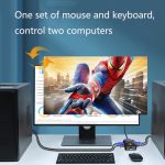 HW1701 2 in 1 Out KVM-Umschalter 2 Port manueller VGA-Switch USB mit Tastatur-Maus-Umschaltung, HW1701 – Bild 7