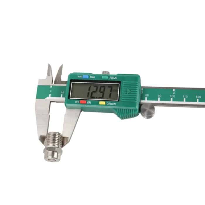 2 Stück ZG1/4-25 Hochdruck-Reinigungsmaschinenteile, fächerförmige Reinigungsdüse, 030 Type 1.07 Hole, 040 Type 1.2 Hole, 050 Type 1.35 Hole – Bild 3