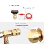 Hochdruckreinigungsmaschine 3/8 Zoll Schnellanschluss Einstellbare Schaumdüse – Bild 4