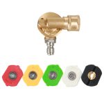 Zubehör für Hochdruckreinigungsmaschinen, Bürstenkopf, 240 Grad drehbar, 1/4 Gelenk, 240 Degrees Rotating 1/4 Live Joint