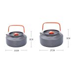 Hewolf HW-1782 Outdoor Wasserkocher Topf Camping Tee Tragbare Wasserkocher Kochgeschirr Topf, Kapazität:, 1.05L, 1.6L – Bild 3