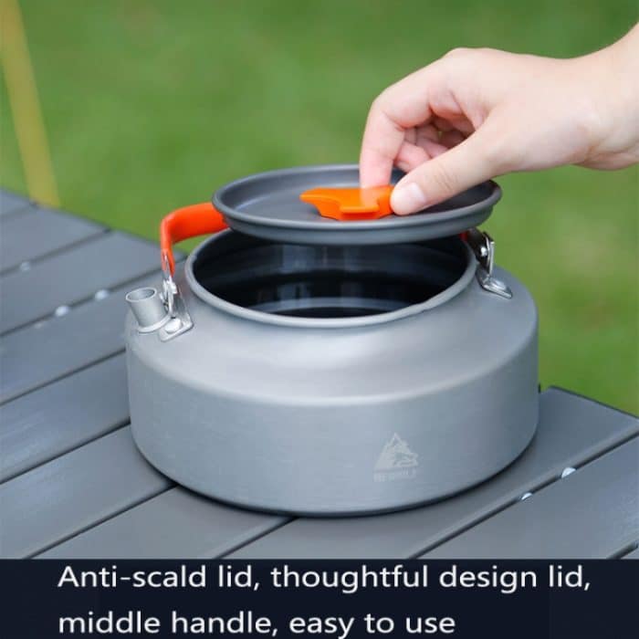 Hewolf HW-1782 Outdoor Wasserkocher Topf Camping Tee Tragbare Wasserkocher Kochgeschirr Topf, Kapazität:, 1.05L, 1.6L – Bild 4