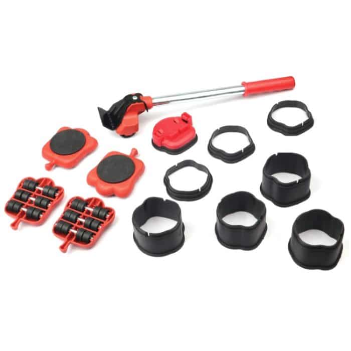 TBD0589423601.jpg Mover-Set mit höhenverstellbarem Werkzeugsatz zum Bewegen schwerer Möbel vom Hebeltyp, 13 PCS / Set, 5 PCS / Set – Bild 1