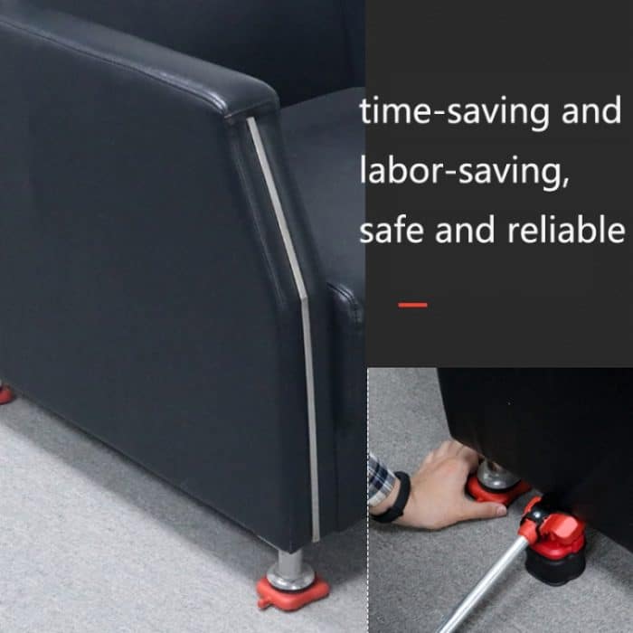 Mover-Set mit höhenverstellbarem Werkzeugsatz zum Bewegen schwerer Möbel vom Hebeltyp, 13 PCS / Set, 5 PCS / Set – Bild 4