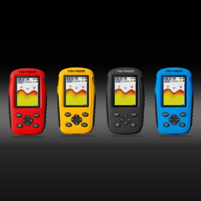 Farbe HD-Bildschirm USB-Aufladung Punktmatrix Fischfinder, zufällige Farblieferung – Bild 2