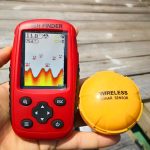 Farbe HD-Bildschirm USB-Aufladung Punktmatrix Fischfinder, zufällige Farblieferung – Bild 5