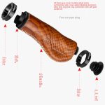 1 Paar PROMEND GR-502H Fahrrad Mountainbike Faltrad Arretierung Ergonomische Fleischbällchen-Handschuhe, GR-502H Brown, GR-502H – Bild 3