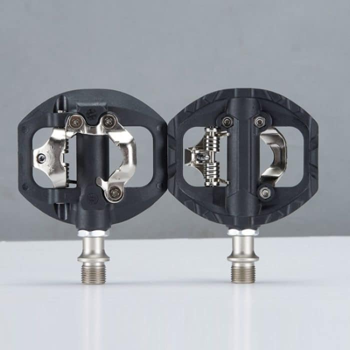 Selbstsichernde Fahrradpedale, Mountainbike-Schlösser, flache Pedale, doppelt verwendbare SPD-Schlosspedale, M8000 – Bild 1