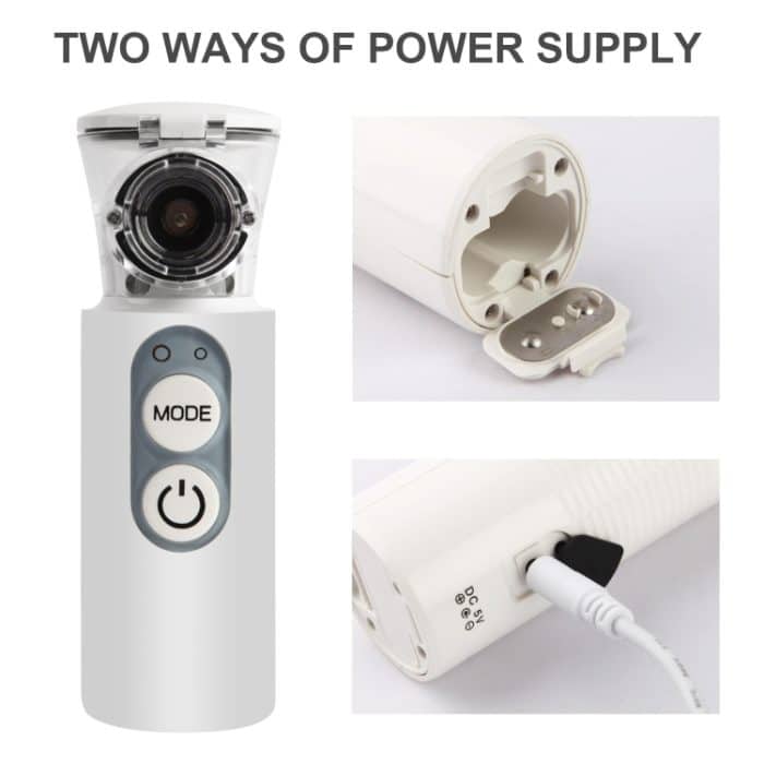 YMK-R7 Ultraschallwellen-Handvernebler Tragbarer komprimierter Vernebler für Kinder und Erwachsene, YMK-R7 – Bild 5