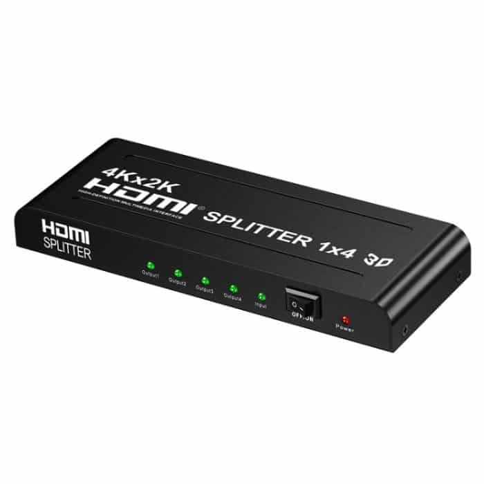 HW-4K104D 1 bis 4 4K x 2K Video High-Definition On-Screen HDMI Splitter, HW-4K104D – Bild 1