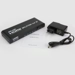 HW-4K104D 1 bis 4 4K x 2K Video High-Definition On-Screen HDMI Splitter, HW-4K104D – Bild 4