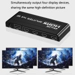 HW-4K104D 1 bis 4 4K x 2K Video High-Definition On-Screen HDMI Splitter, HW-4K104D – Bild 5