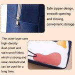 2 Stück QW001 Cartoon dicke Aluminiumfolie Lunchtasche Student Lunchbox Handtasche isolierte Tasche, Cat Lunch Bag(Tibetan blue), Chicken Lunch Bag (Beige), Lunch Bag(Wine Red) – Bild 4